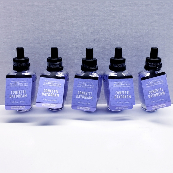 Bath & Body Works CONFETTI DAYDREAM Wallflowers Fragrance Refill, 0.8 oz(5 pack) - Picture 4 of 4